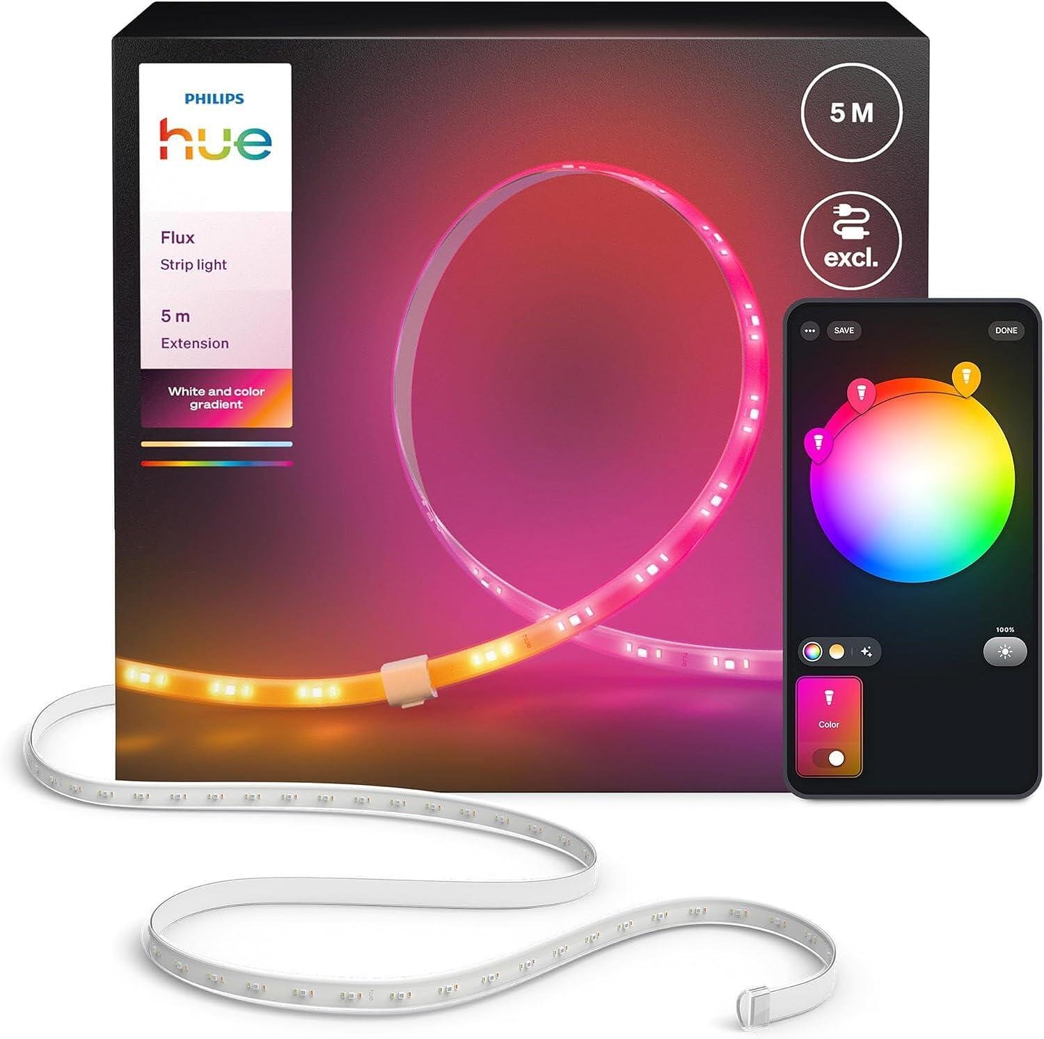 Hue Flux Extension 5 м – удължителна LED лента, Zigbee