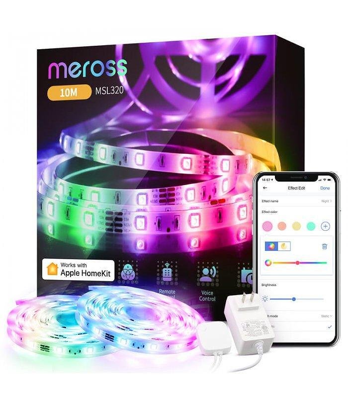 MEROSS SMART WI-FI LED LIGHT STRIP RGB 2X5M